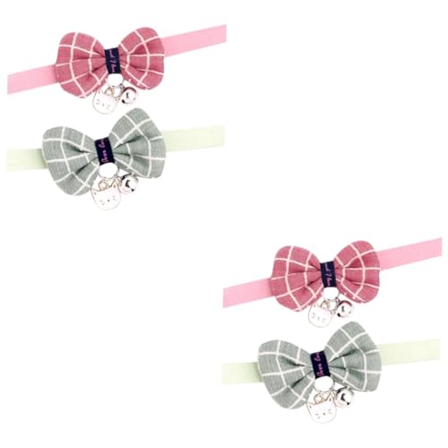 VANZACK 2sets Katzenhalsband Ornament Haustier Bowknot Halskette Einstellbare Haustierhalsband Für Katzen 2 Stücke * 2 VANZACK 2sets Katzenhalsband Ornament Haustier Bowknot Halskette Einstellbare Haustierhalsband Für Katzen 2 Stücke * 2 von VANZACK