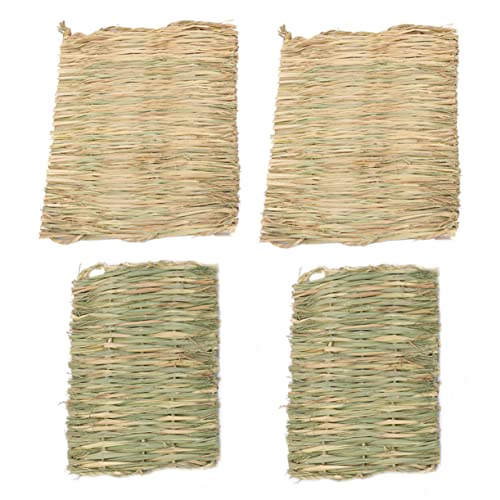 VANZACK 4stücke Natürliche Strohkissen Für Haustiere Kühles Hamstergras-Nest Für Kleine Tiere Wie Hamster Mäuse Und Kaninchen Atmungsaktiv Und Molar Geeignet VANZACK 4stücke Natürliche Strohkissen Für Haustiere Kühles Hamstergras-Nest Für Kleine Tiere Wie Hamster Mäuse Und Kaninchen Atmungsaktiv Und Molar Geeignet von VANZACK
