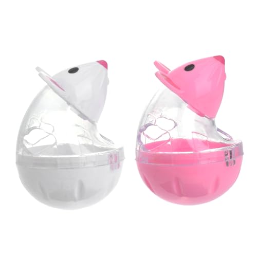 VANZACK 2sets Pädagogisches Pet Feeder Automatische Leck Realistische Mäuse Roll Spielzeug Katze Leckerli Dispenser Katze 2 Stücke * 2 VANZACK 2sets Pädagogisches Pet Feeder Automatische Leck Realistische Mäuse Roll Spielzeug Katze Leckerli Dispenser Katze 2 Stücke * 2 von VANZACK