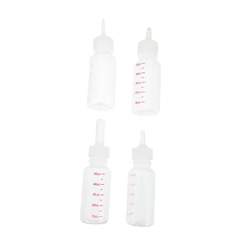 VANZACK 4stücke Haustierflasche Für Katzen Welpenmilchflasche Hamsterfütterungsflasche Leicht Tragbar Made of Wasserfütterer Für Haustiere von VANZACK
