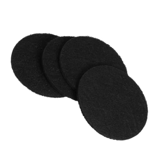 VANZACK 4 Stück Holzkohle katzenklo zubehör aktivkohlefilter Katzenstreu Filter altivkohlefilter Filter für Katzenklo Kohlefilter für Katzenstreu Katzenstreufilter Kohlenstoff Ersatz Black von VANZACK