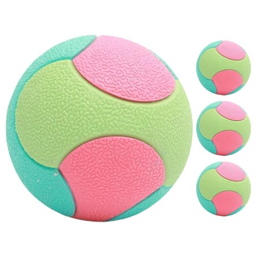 VANZACK 4 Stück Hundespielzeugball Gummi-Hüpfball Schwimmender Ball Hundekauspielzeug Welpen-Beißball Interaktives Hundeballspielzeug Für Große Mittelgroße Und Kleine Welpen VANZACK 4 Stück Hundespielzeugball Gummi-Hüpfball Schwimmender Ball Hundekauspielzeug Welpen-Beißball Interaktives Hundeballspielzeug Für Große Mittelgroße Und Kleine Welpen von VANZACK