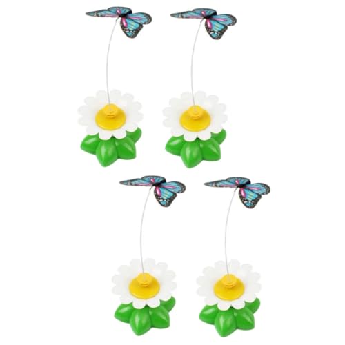 VANZACK 4stücke Elektrische Katzenangel Mit Rotierenden Blumen Automatisches Spielzeug Für Katzen Lustige Teasing-Sticks Mischfarben Für Zuhause Interaktive Unterhaltung Für Haustiere VANZACK 4stücke Elektrische Katzenangel Mit Rotierenden Blumen Automatisches Spielzeug Für Katzen Lustige Teasing-Sticks Mischfarben Für Zuhause Interaktive Unterhaltung Für Haustiere von VANZACK