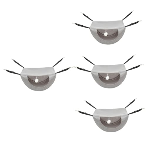 VANZACK 4 Stücke Katze Hängematte Schaukel Bett Für Katzen Haustier Hängen Nest Komfortable Katze Gemütliche Schlafen Bett Für Kätzchen Käfig VANZACK 4 Stücke Katze Hängematte Schaukel Bett Für Katzen Haustier Hängen Nest Komfortable Katze Gemütliche Schlafen Bett Für Kätzchen Käfig von VANZACK