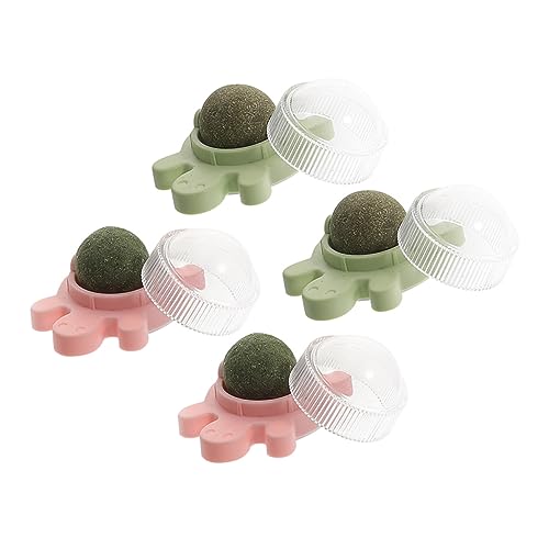 VANZACK Spielzeug 4 Stück Katzenminze Bälle interaktives katzenspielzeug Interactive cat Toy Katzenminze Kugel Wandhalterung Kauspielzeug für Kätzchen katzenspielzeug katzenminze VANZACK Spielzeug 4 Stück Katzenminze Bälle interaktives katzenspielzeug Interactive cat Toy Katzenminze Kugel Wandhalterung Kauspielzeug für Kätzchen katzenspielzeug katzenminze von VANZACK