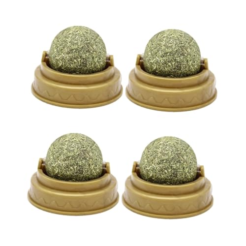 VANZACK 4 Stück Katzenbissball -Spielzeug Katzen-energieball Katzenminze Bälle Katzenbonbonkugel Lebende Aquarienpflanzen Katzenball Katzenminze-zuckerkugel Backenzahn Rotieren VANZACK 4 Stück Katzenbissball -Spielzeug Katzen-energieball Katzenminze Bälle Katzenbonbonkugel Lebende Aquarienpflanzen Katzenball Katzenminze-zuckerkugel Backenzahn Rotieren von VANZACK