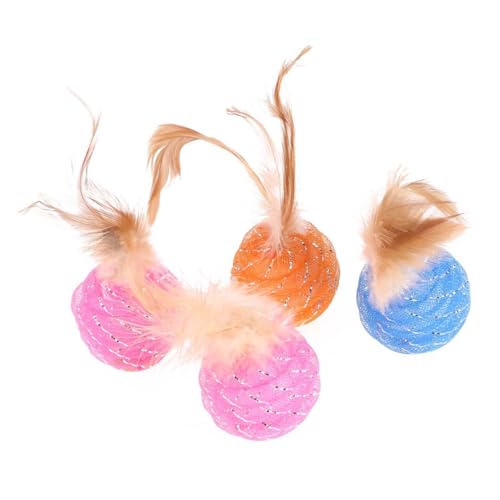 VANZACK 4stücke Interaktive Katzenspielzeuge Mit Buntem Federball Spielzeug Für Katzen Fördert Spieltrieb Und Bewegung Robustes Design Für Stundenlangen Spielspaß VANZACK 4stücke Interaktive Katzenspielzeuge Mit Buntem Federball Spielzeug Für Katzen Fördert Spieltrieb Und Bewegung Robustes Design Für Stundenlangen Spielspaß von VANZACK