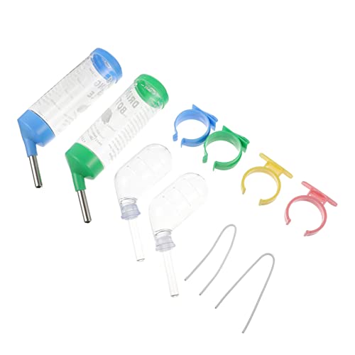 VANZACK 4-teiliges Tragbares Wasserflaschen-Set für Haustiere Meerschweinchen Hamster Hase Kleintier-trinkflasche Auslaufsicher und Staubdicht für Den Käfig VANZACK 4-teiliges Tragbares Wasserflaschen-Set für Haustiere Meerschweinchen Hamster Hase Kleintier-trinkflasche Auslaufsicher und Staubdicht für Den Käfig von VANZACK
