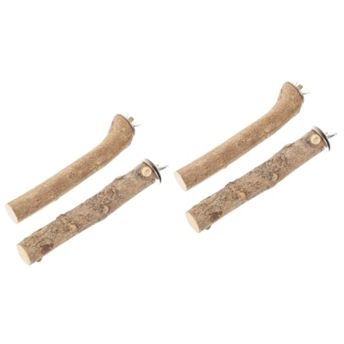 VANZACK 2sets Papagei Stehen Sitzstangen Für Große Vögel Sicher Kreative Vogel Sticks Stange Sittich 2 Stücke * 2 von VANZACK