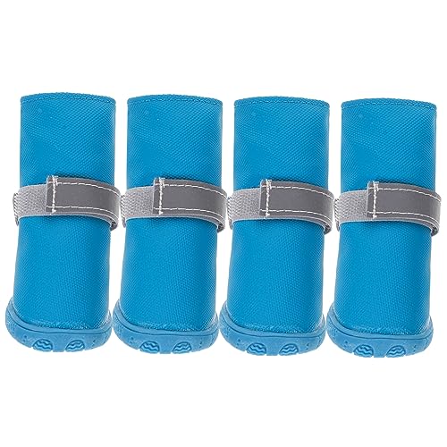 VANZACK 4 Stück Schutzschuhe für Reflektierende wasserdichte Hundeschuhe mit Rutschfester Sohle für Outdoor Aktivitäten Wie im Park oder Am Strand VANZACK 4 Stück Schutzschuhe für Reflektierende wasserdichte Hundeschuhe mit Rutschfester Sohle für Outdoor Aktivitäten Wie im Park oder Am Strand von VANZACK
