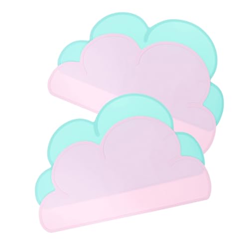 VANZACK 4 Stück Silicone Pet Placemat rutschfeste Futtermatte für Katzen Wasserabweisend zu Reinigen und für Unterwegs Schützt Verschmutzungen von VANZACK