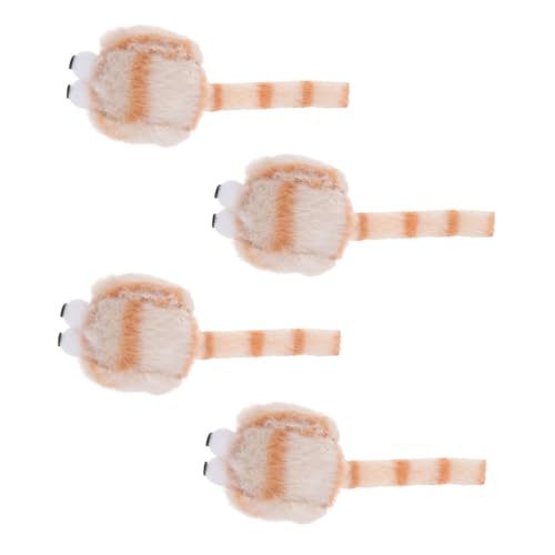 VANZACK 4 Stück Simulierte Plüschmaus Lustiges Plüschtier in Form Einer Katze Plüsch-mäuse- Katzenspielzeug Katzen- - Spielzeugmäuse Für Katzen VANZACK 4 Stück Simulierte Plüschmaus Lustiges Plüschtier in Form Einer Katze Plüsch-mäuse- Katzenspielzeug Katzen- - Spielzeugmäuse Für Katzen von VANZACK