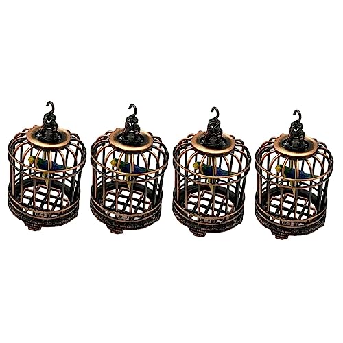 VANZACK 4 Stück Simulierter Vogelkäfig Pajaros Miniaturspielzeug Abs jaula Wohnkultur Spielzeuge Vogelkäfig- Kleiner Vogelkäfig Halloween schmücken Pala Spielzeugzimmer Zubehör Metall VANZACK 4 Stück Simulierter Vogelkäfig Pajaros Miniaturspielzeug Abs jaula Wohnkultur Spielzeuge Vogelkäfig- Kleiner Vogelkäfig Halloween schmücken Pala Spielzeugzimmer Zubehör Metall von VANZACK