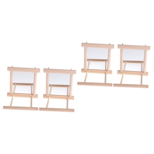VANZACK 2sets Vogel Spiegel Stand Bar Papagei Spielzeug Stand Papagei Übung Stand Für Home Office Pet Shop 2 Stücke * 2 VANZACK 2sets Vogel Spiegel Stand Bar Papagei Spielzeug Stand Papagei Übung Stand Für Home Office Pet Shop 2 Stücke * 2 von VANZACK