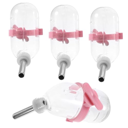 VANZACK 4 Stück Trinkflaschen für Hamster Automatischer Wasserspender Auslaufsicher Transparente Wasserflasche für Kleintiere Zubehör für Käfige VANZACK 4 Stück Trinkflaschen für Hamster Automatischer Wasserspender Auslaufsicher Transparente Wasserflasche für Kleintiere Zubehör für Käfige von VANZACK