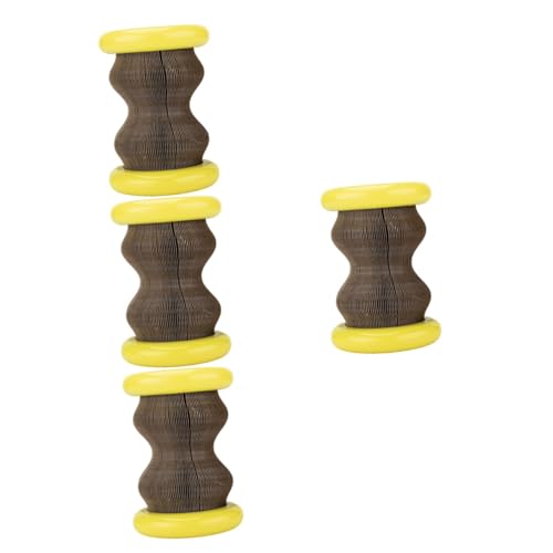 VANZACK 4 Stück Wellpappenspielzeug Für Katzen Kratzspielzeug Für Katzen Katzenkratzbaum Selber Machen Katzenkratzer Aus Pappe Kratzbaum Für Katzen Wellpapier Pfefferminz Pulver Kätzchen VANZACK 4 Stück Wellpappenspielzeug Für Katzen Kratzspielzeug Für Katzen Katzenkratzbaum Selber Machen Katzenkratzer Aus Pappe Kratzbaum Für Katzen Wellpapier Pfefferminz Pulver Kätzchen von VANZACK