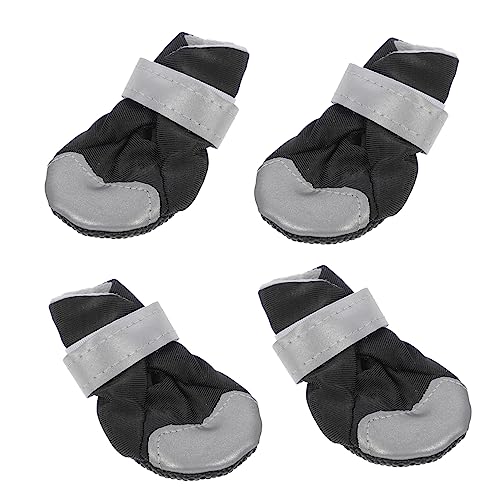 VANZACK 4stücke rutschfeste Hundeschuhe Mit Reflektor Atmungsaktive Und Verstellbare Pfotenschutz-Schuhe Für Kleine Hunde Für Drinnen Und Draußen VANZACK 4stücke rutschfeste Hundeschuhe Mit Reflektor Atmungsaktive Und Verstellbare Pfotenschutz-Schuhe Für Kleine Hunde Für Drinnen Und Draußen von VANZACK