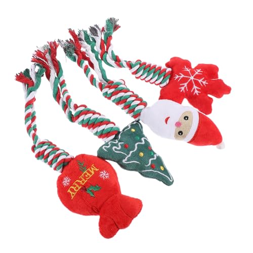 VANZACK 4Stücke Weihnachts Kauspielzeug Für Welpen Baumwollseil Interaktive Beißspielzeuge Zur Zahnpflege Beschäftigung VANZACK 4Stücke Weihnachts Kauspielzeug Für Welpen Baumwollseil Interaktive Beißspielzeuge Zur Zahnpflege Beschäftigung von VANZACK