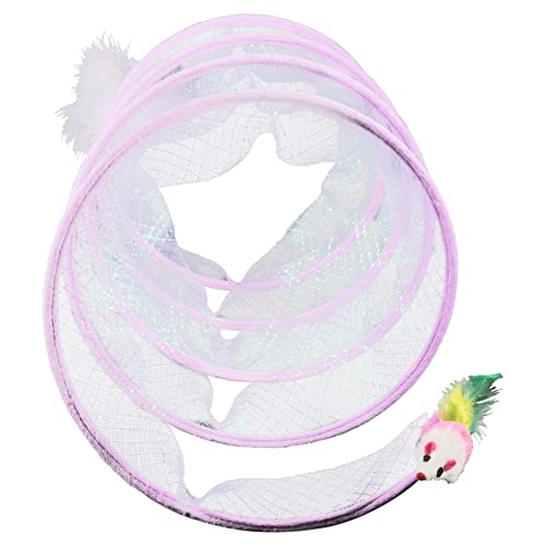 VANZACK 5 Stücke Katze Tunnel Spielzeug Interaktive Katze Tunnel Für Indoor Spielen Kätzchen Spielzeug Kratzen Unterhaltsam Tunnel von VANZACK