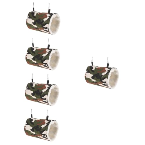 VANZACK 5 Stück Hamster Tunnel Kuscheltunnel aus Plüsch Warmes Schlaf und Spielhaus für Meerschweinchen und Kleintiere Privater Rückzugsort und Versteck für Zwerghamster und Nager VANZACK 5 Stück Hamster Tunnel Kuscheltunnel aus Plüsch Warmes Schlaf und Spielhaus für Meerschweinchen und Kleintiere Privater Rückzugsort und Versteck für Zwerghamster und Nager von VANZACK