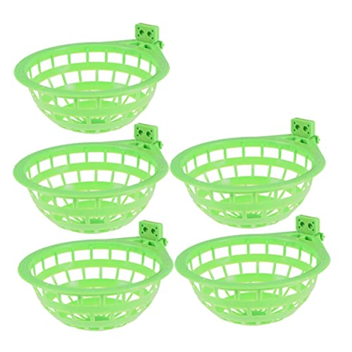 VANZACK 5 Stück lebendes Papageiennest vogelkäfig pet Supplies ausstecher Pfote Bird cage vogeltränke käfig Papageienschale hohl Kanarienvogel coop Vogelzubehör Vögel Leben Nest Green VANZACK 5 Stück lebendes Papageiennest vogelkäfig pet Supplies ausstecher Pfote Bird cage vogeltränke käfig Papageienschale hohl Kanarienvogel coop Vogelzubehör Vögel Leben Nest Green von VANZACK
