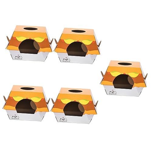 VANZACK 5 Stücke Kreative Scratch Pad Für Kätzchen Katze Kratzen Spielzeug Löcher Pet Kratzen Bord Vent Funktion VANZACK 5 Stücke Kreative Scratch Pad Für Kätzchen Katze Kratzen Spielzeug Löcher Pet Kratzen Bord Vent Funktion von VANZACK