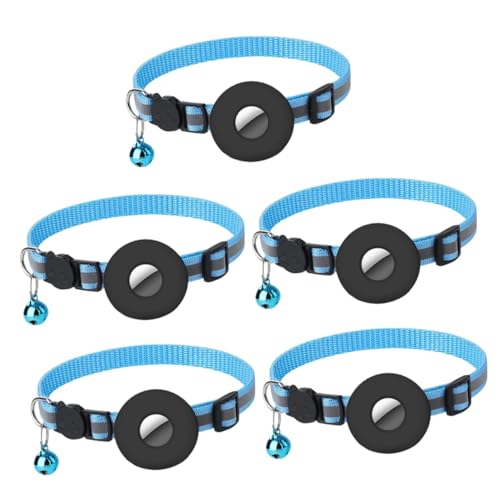 VANZACK 5St Katzenhalsband Tracer-Hundehalsband Anti-verlorenes Haustierhalsband Hunde hundekragen Anti-Verlust-Reflexkragen abbrechbare katzenhalsbänder trennen Katzenglocke von VANZACK