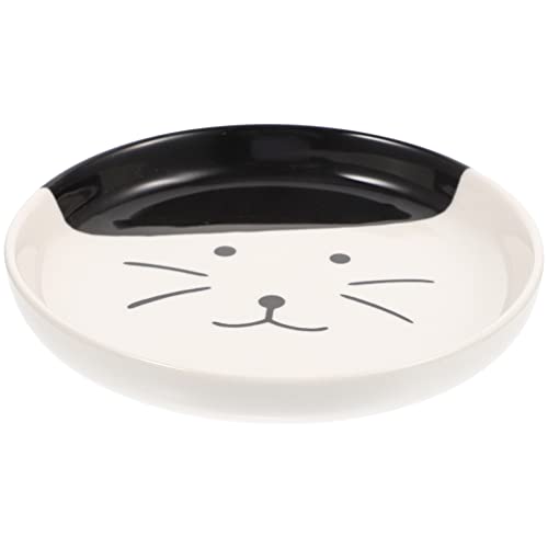 VANZACK 5St Katzenschüssel aus Keramik Wiederverwendbarer Katzennapf Haustierplatte auf dem Boden Katzennäpfe Verschleißfester Haustiernapf Futternapf für den täglichen Gebrauch Haushalt von VANZACK