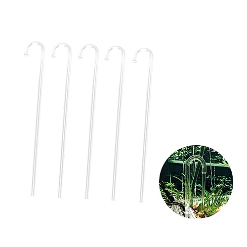 VANZACK 5Stück Acryl Aquarium Wasser Siphon Pumpe für Fischtank Kiesreiniger Belüftungsrohr zu Bedienen und Langlebig für Wasserwechsel von VANZACK