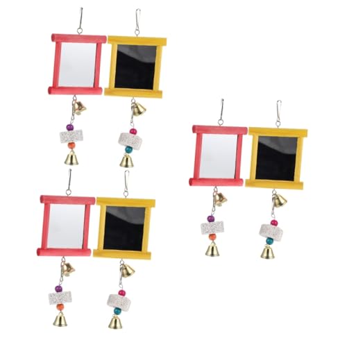 VANZACK 6stücke Parrot Mirror Spielzeug Bunte Hühner Spiegel Spielzeuge Für Käfige Kauspielzeug Für Vögel Vogel Zubehör Für Papageien Und Sittiche VANZACK 6stücke Parrot Mirror Spielzeug Bunte Hühner Spiegel Spielzeuge Für Käfige Kauspielzeug Für Vögel Vogel Zubehör Für Papageien Und Sittiche von VANZACK