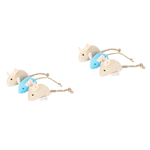 VANZACK 6 Pcs Interaktive Indoor Katzen Spielzeug Lebensechte Plüsch Mäuse Set Für Kätzchen VANZACK 6 Pcs Interaktive Indoor Katzen Spielzeug Lebensechte Plüsch Mäuse Set Für Kätzchen von VANZACK