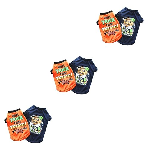 VANZACK 3sets Modische Pet Halloween Versorgung Hund T-Shirt Welpen Kostüm Bühne Leistung 2 Stücke * 3 VANZACK 3sets Modische Pet Halloween Versorgung Hund T-Shirt Welpen Kostüm Bühne Leistung 2 Stücke * 3 von VANZACK