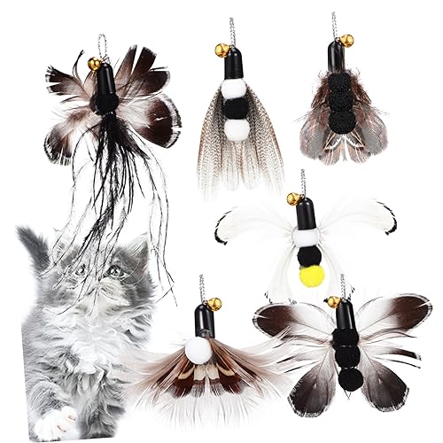 VANZACK 6stücke Teiliges Katzenspielzeug Ersatzaufsätze Für Interaktive Katzenangel Langlebige Und Vielseitige Teaser Für Kätzchen Und Katzen Fördert Gesundheit Und Bewegung Für VANZACK 6stücke Teiliges Katzenspielzeug Ersatzaufsätze Für Interaktive Katzenangel Langlebige Und Vielseitige Teaser Für Kätzchen Und Katzen Fördert Gesundheit Und Bewegung Für von VANZACK