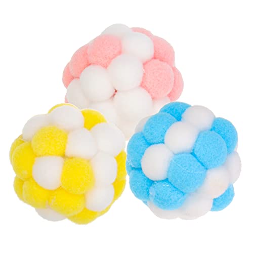 VANZACK 6stücke Katzen Spielzeug Bälle Plüsch Mit Glocke Farbige Kauspielzeuge Für Interaktion Und Selbstbeschäftigung Und Langlebig Für Katzen Stressbewältigung VANZACK 6stücke Katzen Spielzeug Bälle Plüsch Mit Glocke Farbige Kauspielzeuge Für Interaktion Und Selbstbeschäftigung Und Langlebig Für Katzen Stressbewältigung von VANZACK