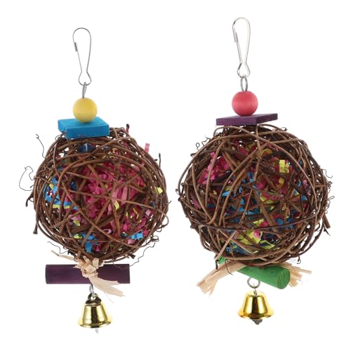 VANZACK 6stücke Vogelspielzeug Papageien Kauspielzeug Aus Natürlichem Material Für Vogelkäfige Geeignet Langlebig Und Sicher Fördert Das Kauen Und Spielen Dekorative Accessoires Für VANZACK 6stücke Vogelspielzeug Papageien Kauspielzeug Aus Natürlichem Material Für Vogelkäfige Geeignet Langlebig Und Sicher Fördert Das Kauen Und Spielen Dekorative Accessoires Für von VANZACK