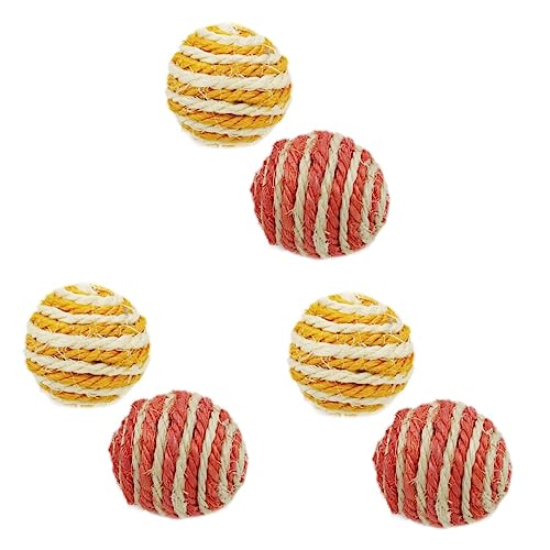 VANZACK 6 STK Katzenbälle Kratzspielzeug Für Katzen Sisalball Kätzchen Teaser Aktivitätsspielzeug Für Katzen Katzen+Spielzeug Katzenbedarf Katzenspielzeug Kauspielzeug Katzenball Die Katze VANZACK 6 STK Katzenbälle Kratzspielzeug Für Katzen Sisalball Kätzchen Teaser Aktivitätsspielzeug Für Katzen Katzen+Spielzeug Katzenbedarf Katzenspielzeug Kauspielzeug Katzenball Die Katze von VANZACK