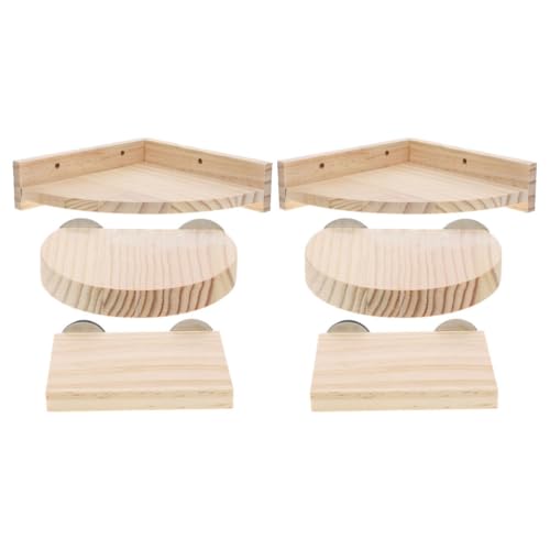 VANZACK 6 Stück Hamster-Stehplattform Vogel-Sitzstangen-Plattform Papageien-Ständer Hamster-Plattform Holz-Sitzstangen-Ständer Spielzeug-Lebensraum Käfig Eckregal Für Kleine VANZACK 6 Stück Hamster-Stehplattform Vogel-Sitzstangen-Plattform Papageien-Ständer Hamster-Plattform Holz-Sitzstangen-Ständer Spielzeug-Lebensraum Käfig Eckregal Für Kleine von VANZACK