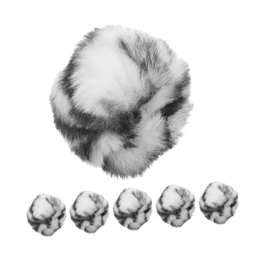 VANZACK 6stücke Katzenminze Plüschtier Bälle Für Katzen Kätzchen Spielzeug Haustier Kauen Spielzeug Interaktive Indoor Katze Übung Spielen Pet Supplies von VANZACK