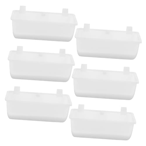 VANZACK 6 Stück Teiliges Hängendes Futter Wassernapf Lebensmittelechtem Kunststoff Verschleißfest Kippsicher Vielseitig für Hunde Katzen und Welpen in Käfigen und Zuhause Geeignet VANZACK 6 Stück Teiliges Hängendes Futter Wassernapf Lebensmittelechtem Kunststoff Verschleißfest Kippsicher Vielseitig für Hunde Katzen und Welpen in Käfigen und Zuhause Geeignet von VANZACK