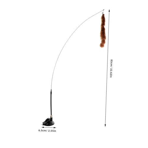 VANZACK 6 Stück Teiliges Set Lange Katzen Spielangel mit Glocken Interaktive Saugnapf Katzensticks für Aktives und Training Lustiges Katzenspielzeug für Gesunde Bewegung und Beschäftigung VANZACK 6 Stück Teiliges Set Lange Katzen Spielangel mit Glocken Interaktive Saugnapf Katzensticks für Aktives und Training Lustiges Katzenspielzeug für Gesunde Bewegung und Beschäftigung von VANZACK