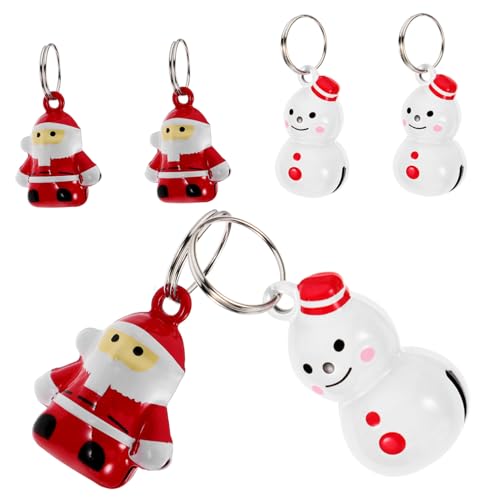 VANZACK 6 Stück Weihnachts-Kragenglocken Haustierhalsbandglocken handgefertigte Katzenhalsbandglocken Glöckchen für Welpenhalsbänder zarte Glöckchen für Haustierhalsbänder Kupfer VANZACK 6 Stück Weihnachts-Kragenglocken Haustierhalsbandglocken handgefertigte Katzenhalsbandglocken Glöckchen für Welpenhalsbänder zarte Glöckchen für Haustierhalsbänder Kupfer von VANZACK