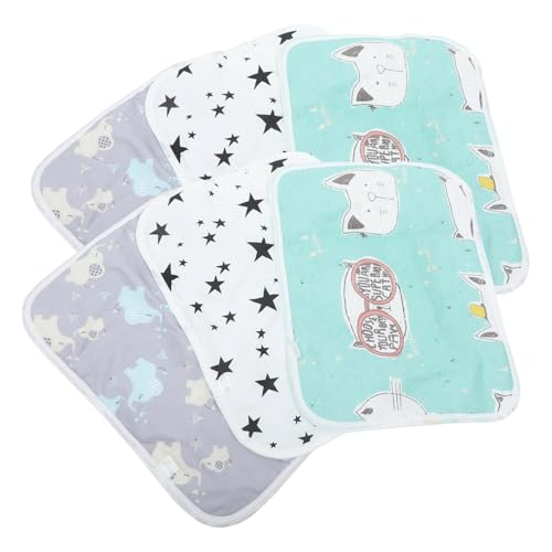 VANZACK 6 Stück pet pinkelmatte tierkissen tierische bescherung Plüsch Chinchilla-Käfigmatte Abs Trainingsmatte Haustiere Hamster Bett Matte Betteinlage für Hamster Oberfläche Baumwolle von VANZACK
