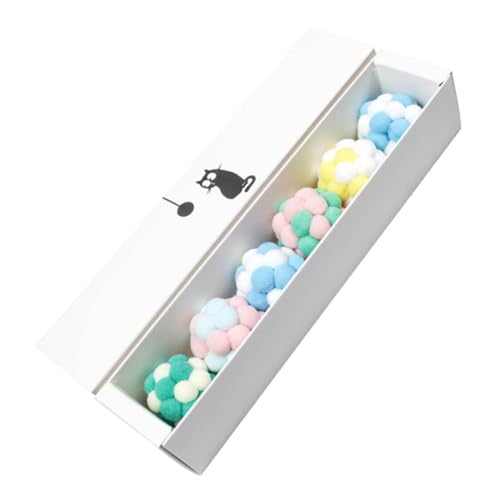 VANZACK 6st Katzenspielzeugball Katzenspielzeug Mit Glocke Kätzchen Pet-Ball-Spielzeug Spielzeuge Katzen Kauen Spielzeug Katze Unterhaltsam Kauspielzeug Katzen-Teaser Plüsch Lustige Katze VANZACK 6st Katzenspielzeugball Katzenspielzeug Mit Glocke Kätzchen Pet-Ball-Spielzeug Spielzeuge Katzen Kauen Spielzeug Katze Unterhaltsam Kauspielzeug Katzen-Teaser Plüsch Lustige Katze von VANZACK