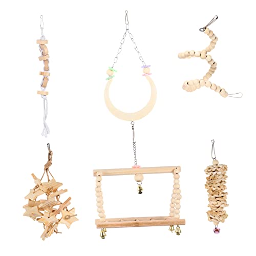 VANZACK 6stücke Teiliges Papageien-spielzeugset Holzspielzeug Für Wellensittiche Nymphensittiche Und Andere Kleine Vögel Hängende Kauspielzeuge Für Käfige Fördert Spiel Und Bewegung VANZACK 6stücke Teiliges Papageien-spielzeugset Holzspielzeug Für Wellensittiche Nymphensittiche Und Andere Kleine Vögel Hängende Kauspielzeuge Für Käfige Fördert Spiel Und Bewegung von VANZACK