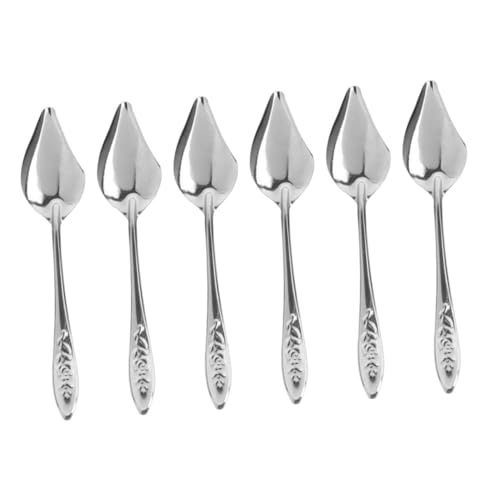 VANZACK 6stücke Teiliges Edelstahl-fütterungslöffel Für Papageien Multifunktionale Rostfreier Futterlöffel Zum Füttern Von Milch Wasser Und Futter Für Vögel Und Kleine Tiere von VANZACK