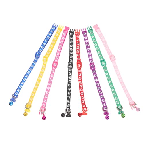 VANZACK 8 Stück Fußabdruck Glocken Trainingskragen Hunde klein mit Glocke Kätzchenkragen Stichworte Dog Collars katzenhalsband Haustierhalsband Haustierbedarf VANZACK 8 Stück Fußabdruck Glocken Trainingskragen Hunde klein mit Glocke Kätzchenkragen Stichworte Dog Collars katzenhalsband Haustierhalsband Haustierbedarf von VANZACK