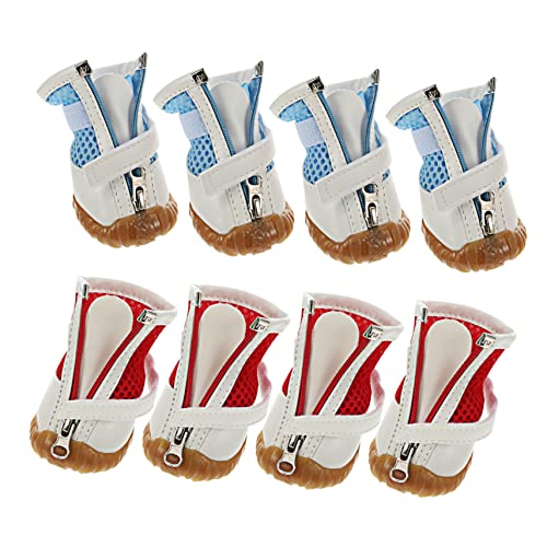 VANZACK 8 Stück Welpenschuhe Heiße Pflasterhundestiefel Haustier Kurze Stiefel Kleine Hundeschuhe Kleine Hundestiefel Mesh-Schuhe Für Welpen Heimtierbedarf Haustier Stiefel Sandwich-mesh VANZACK 8 Stück Welpenschuhe Heiße Pflasterhundestiefel Haustier Kurze Stiefel Kleine Hundeschuhe Kleine Hundestiefel Mesh-Schuhe Für Welpen Heimtierbedarf Haustier Stiefel Sandwich-mesh von VANZACK