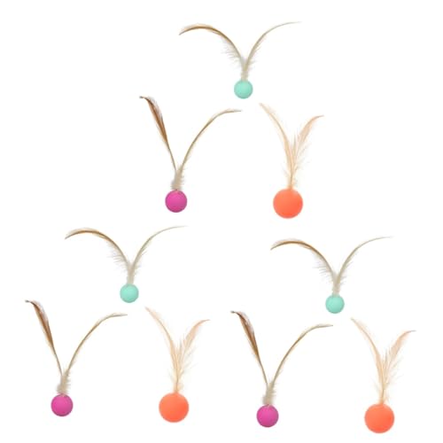 VANZACK 9 lustige Springender Ball interaktives Spielzeug Stringy Balls Katzenspielzeug für drinnen hüpfend Spielzeuge Bissfestes Kauspielzeug Katzenbedarf VANZACK 9 lustige Springender Ball interaktives Spielzeug Stringy Balls Katzenspielzeug für drinnen hüpfend Spielzeuge Bissfestes Kauspielzeug Katzenbedarf von VANZACK