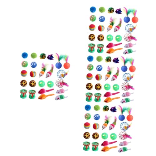 VANZACK 96 STK Glocke Katzenspielzeug Katzenglocke Katze Glocke Spielzeug interaktives Spielzeug Katzen Spielzeug Spielzeuge Katzenspielzeug in großen Mengen kleines Katzenspielzeug Feder VANZACK 96 STK Glocke Katzenspielzeug Katzenglocke Katze Glocke Spielzeug interaktives Spielzeug Katzen Spielzeug Spielzeuge Katzenspielzeug in großen Mengen kleines Katzenspielzeug Feder von VANZACK