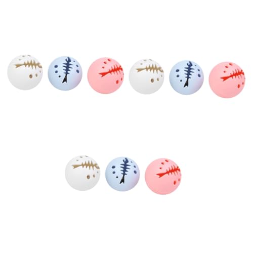 VANZACK 9stücke Teiliges Katzenspielzeug Leuchtende Catnip-bälle Glockenball Fischknochen-Design Interaktive Spielzeuge Für Katzen Die Geistige Und Körperliche Fördern VANZACK 9stücke Teiliges Katzenspielzeug Leuchtende Catnip-bälle Glockenball Fischknochen-Design Interaktive Spielzeuge Für Katzen Die Geistige Und Körperliche Fördern von VANZACK